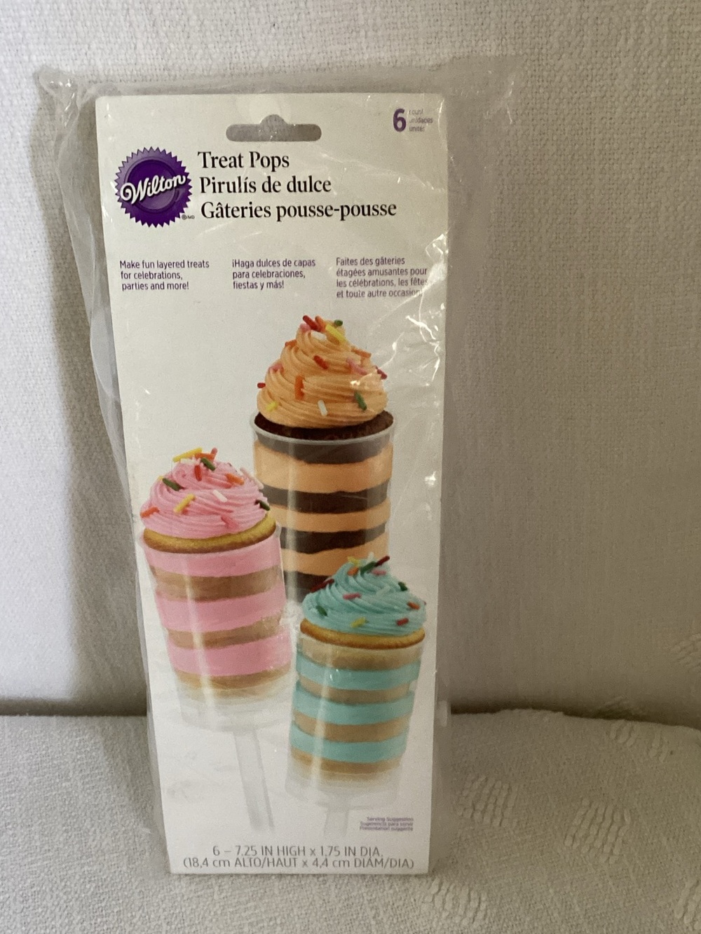 Wilton Treat Pops 6 pack